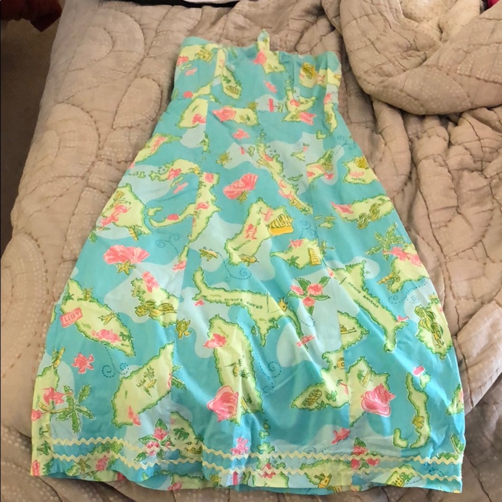 Vintage Lilly Tie Back Dress